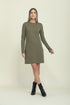 Katie-Reversible Tie Neck Dress